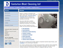 Tablet Screenshot of centurionblastcleaning.co.uk